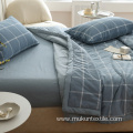 Embroidery Quilt Cover 100% Cotton 4pcs Bedding Sets